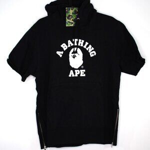 Bape A Bathing Ape BAPE Mens Medium Short Sleeve Hoodie NEW R1648